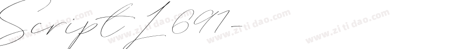 Script L691字体转换